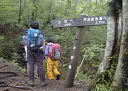 水場にある標柱